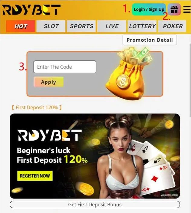 How to Redeem Bonus Codes