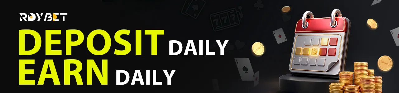 Deposit Daily, Earn Daily banner