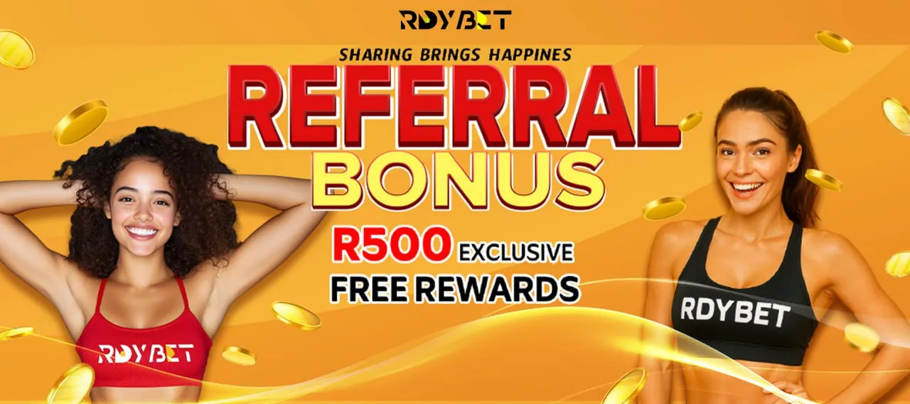 RDYBET friend referral bonus